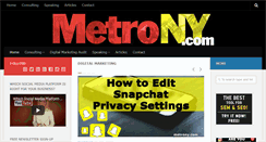 Desktop Screenshot of metrony.com