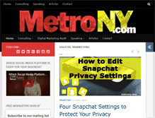 Tablet Screenshot of metrony.com